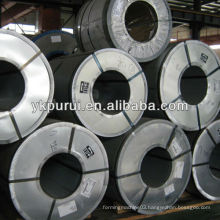 Galvanized colored steel sheet coils